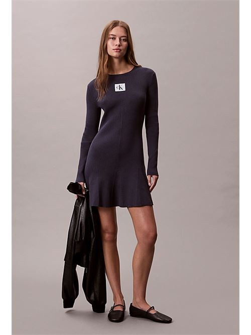 fit and flare ls mini dress CALVIN KLEIN JEANS | LV047D307GVEK